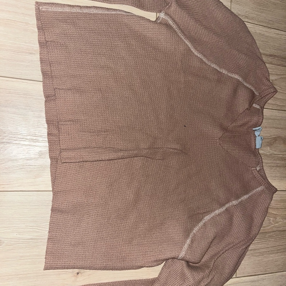 Cozy Knit Sweater in Warm Brown